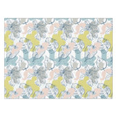 Kleurpasta's Palmbladeren en organische vormen Tafelkleed (Voorkant (Horizontaal))