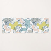 Kleurpasta's Palmbladeren en organische vormen Yogamat (Voorkant (horizontaal))