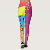 Kleurpatches Leggings (Achterkant)