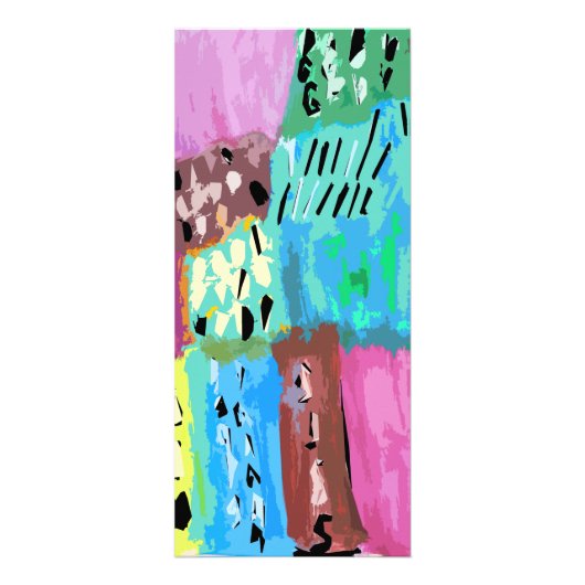 Kleurpatches Reclamekaart (Voorkant)