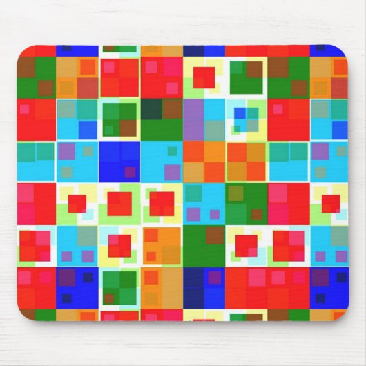 Kleurpatchwork Muismat (Voorkant)