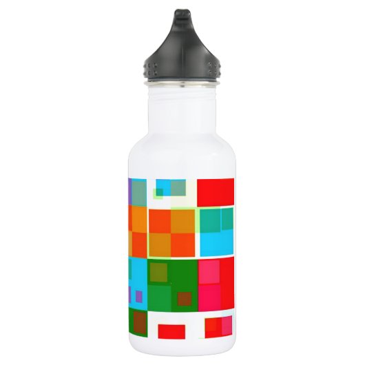 Kleurpatchwork Waterfles (Rechts)