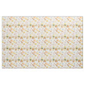 kleurpatroon ontbijtwater - wit stof (Fat Quarter)