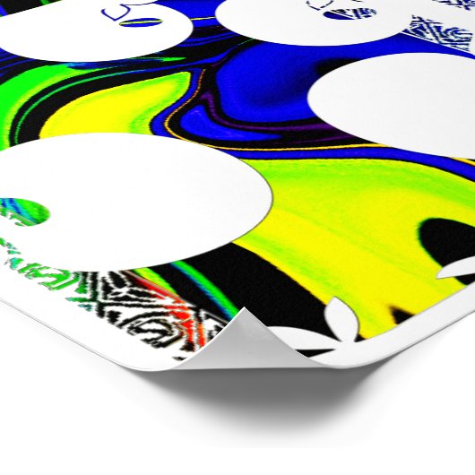 Kleurpatroon Poster (Hoek)