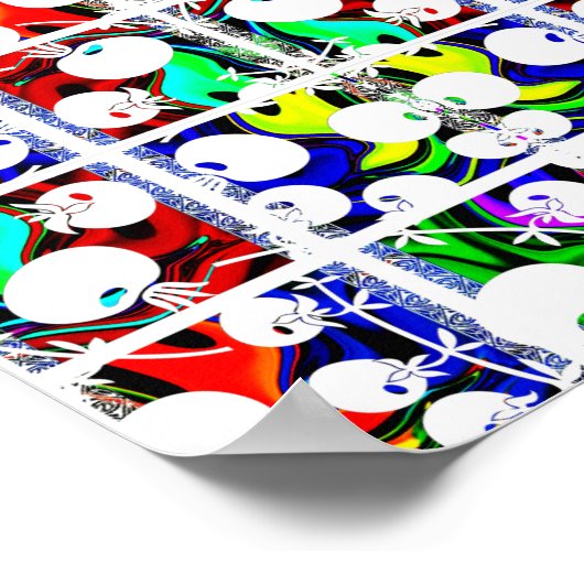 Kleurpatroon Poster (Hoek)