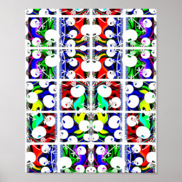 Kleurpatroon Poster