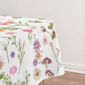 kleurpatroon voor floraalwater - roze, paars, groe tafelkleed (Voorbeeld)