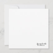 Kleurpervlakkig Wenskaart van de bloem (Achterkant)