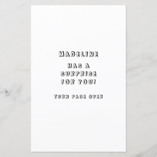 Kleurplaat 7: Feestje met overnachting in de Fun H (Achterkant)