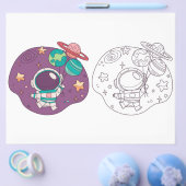 Kleurplaat buitenruimte flyer (Enkel)