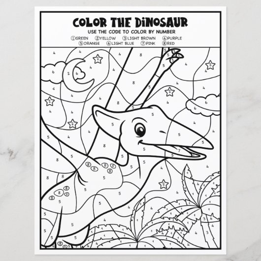 Kleurplaat Dinosauriërs Kinderactiviteit Kleurplaa (Voorkant)