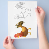 kleurplaat flyer (Hand)