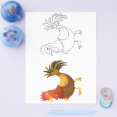 kleurplaat flyer (Enkel)