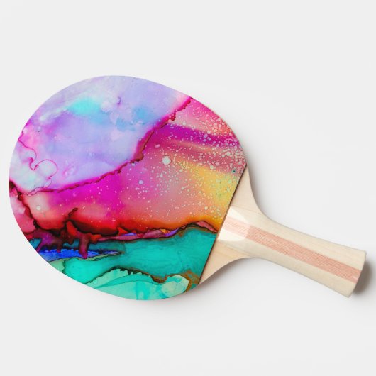 Kleurplaat Mashup Pin Pong Paddle Tafeltennisbatje (Zijkant)