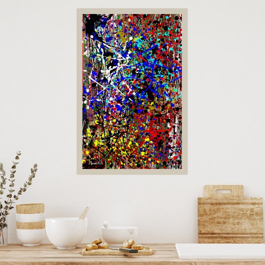 Kleurplaat Poster (Keuken)