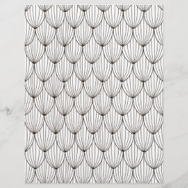 Kleurplaat Shingles Petals Scrapbook Paper