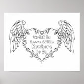 Kleurplaat voor Rouw, Herinnering en Zachte Herinn Poster (Voorkant)