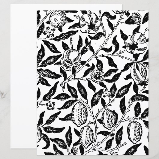 Kleurplaat voor Volwassenen - William Morris Exoti (Voorkant / Achterkant)