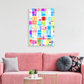 Kleurplaats van boven canvas afdruk (Insitu (Woonkamer))