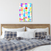 Kleurplaats van boven canvas afdruk (Insitu (Slaapkamer))