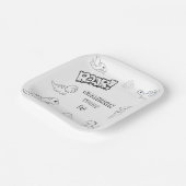 Kleurplaten Activiteit leuk Leuk Feest Dinosaur Sq Papieren Bordje (Gebogen)