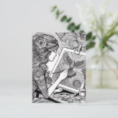 Kleurplaten Cadeaupapier voor Kleurboek Cadeaus Briefkaart (Staand voorkant)