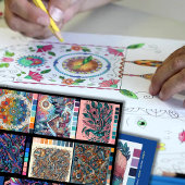 Kleurplaten Cadeauverpakking voor kleurboekcadeaus Inpakpapier Vel