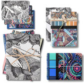 Kleurplaten Cadeauverpakking voor kleurboekcadeaus Inpakpapier Vel