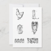 Kleurplaten Schets voor kinderen Kaart (Achterkant)