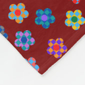 Kleurpleinen Fleece Deken (Hoek)