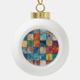 Kleurpleinen Keramische Bal Ornament