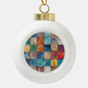 Kleurpleinen Keramische Bal Ornament