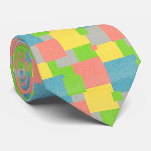 Kleurpleinen Stropdas (Opgerold)