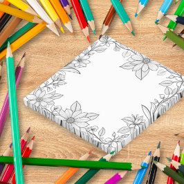 Kleurplezier Bloemrijke Rand Post-It Notities Post-it® Notes