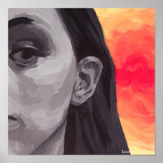 Kleurportret Poster (Voorkant)