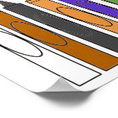 Kleurpotloden Clip Art  Poster (Hoek)