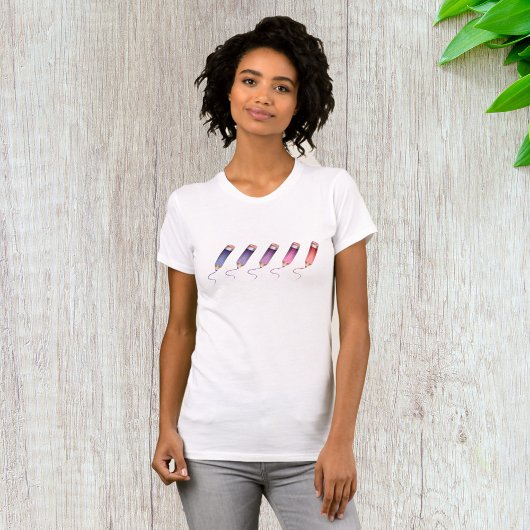 Kleurpotloden Dames T-Shirt