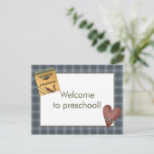 Kleurpotloden en het Onthaal van het Hart aan Briefkaart (Staand voorkant)