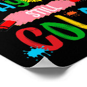 kleurpotloden kleuren nog steeds mentaal gezondhei poster (Hoek)