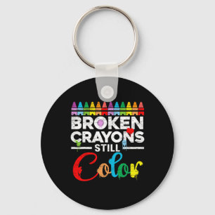 kleurpotloden kleuren nog steeds mentale gezondhei sleutelhanger