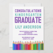 Kleurpotloden Kleuterafsluiting  Aankondiging (Voorkant)