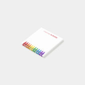Kleurpotloden Persoonlijke Leerkracht Post-it® Notes (Schuin)