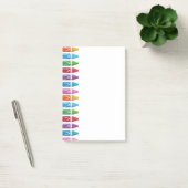 Kleurpotloden post-it® notes (Kantoor)