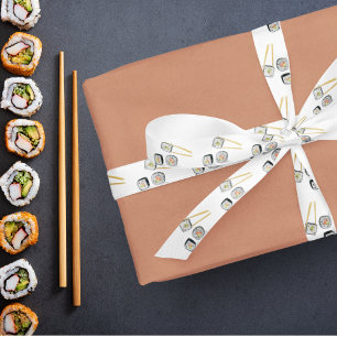 Kleurpotloden Sushi Met Eetstokjes Satijnen Lint