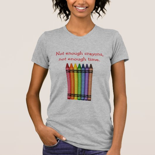 Kleurpotloden T-shirt (Voorkant)