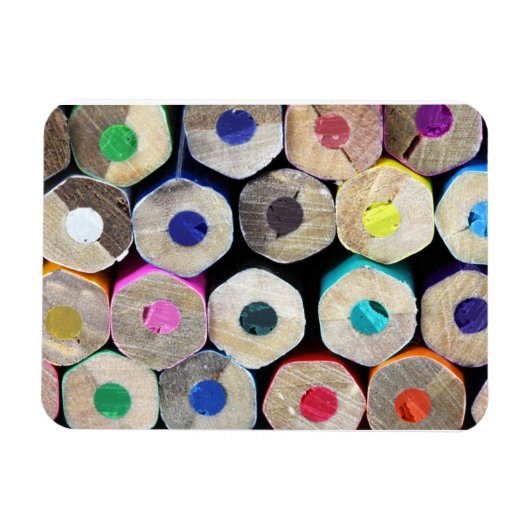 Kleurpotlood eindigt Premium Magnet Magneet (Horizontaal)