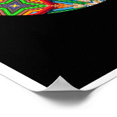 Kleurpotlood - Kaleidoscopisch Poster van bestemmi (Hoek)