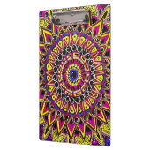 Kleurpotlood Paars Geel Mandala Klembord (Links)