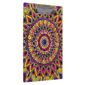 Kleurpotlood Paars Geel Mandala Klembord (Rechts)