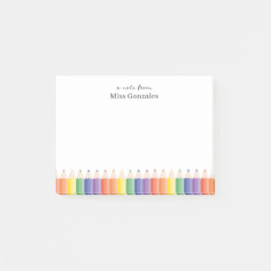 Kleurpotlood Persoonlijke Leraren  Post-it® Notes